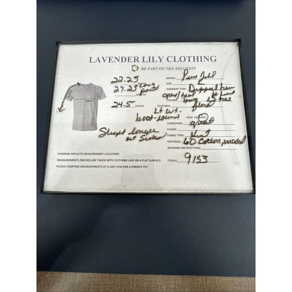 J. Jill Women's L Dipped Hem A-Line Tee Gray Floral - Picture 11 of 12